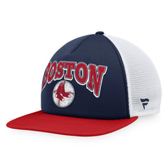 Boston Red Sox Fanatics Heritage Foam Front Trucker Snapback Hat Discount