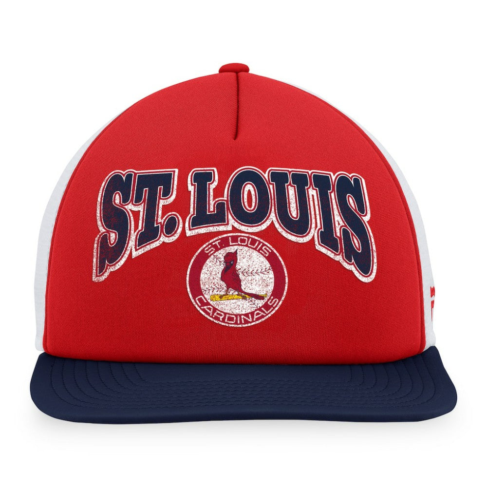 St. Louis Cardinals Fanatics Heritage Foam Front Trucker Snapback Hat for sale