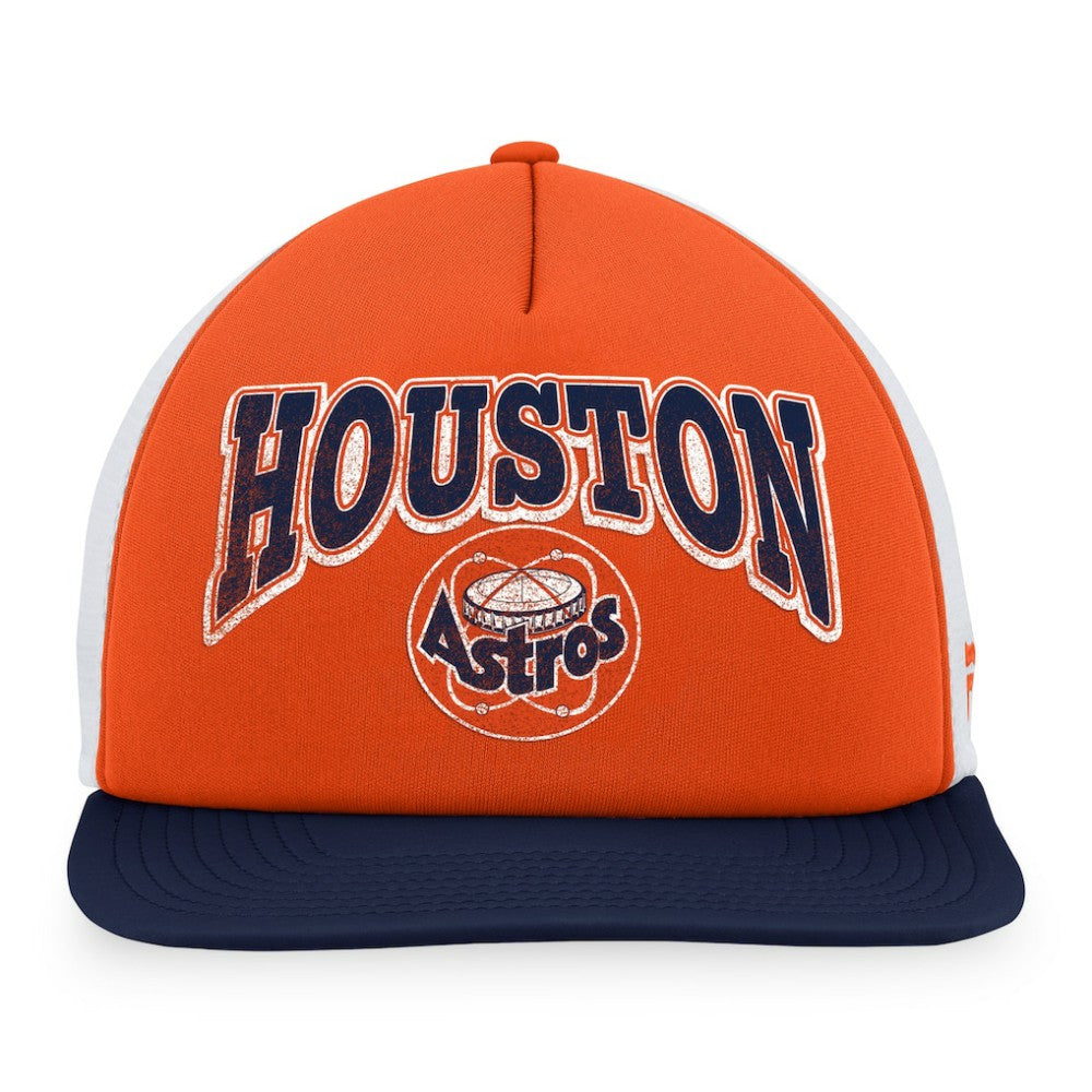 Houston Astros Fanatics Heritage Foam Front Trucker Snapback Hat Sale