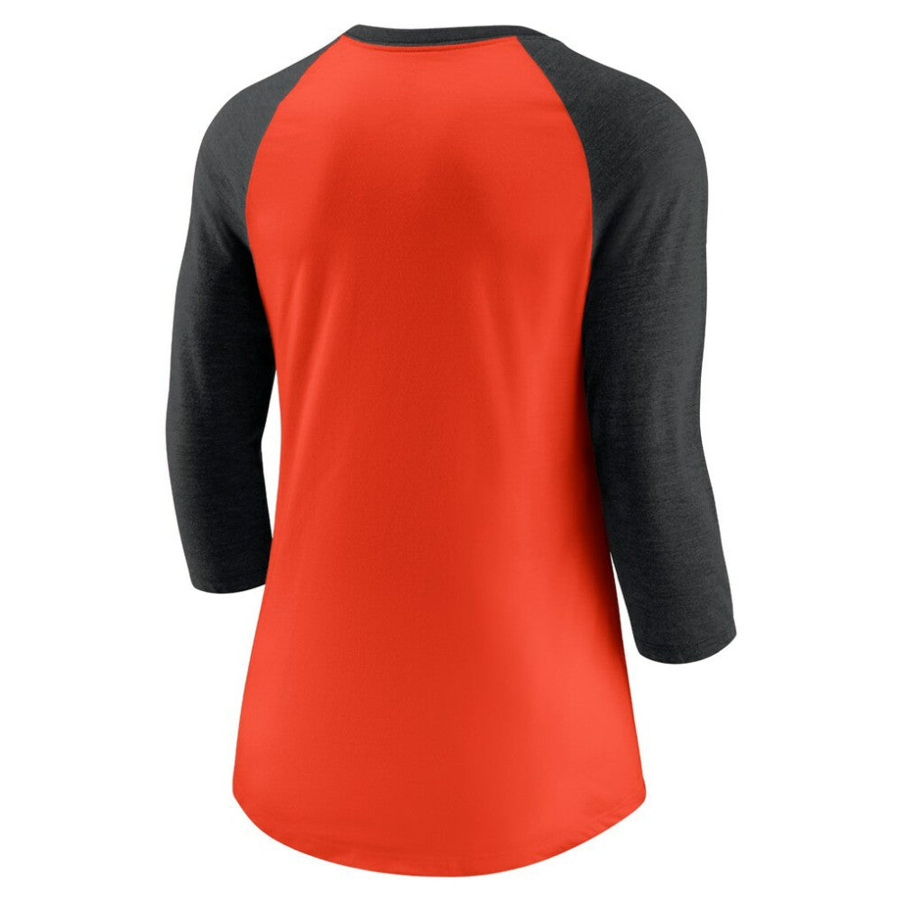 San Francisco Giants Nike Women's Next Up Tri-Blend Raglan 3/4-Sleeve T-Shirt Near Me