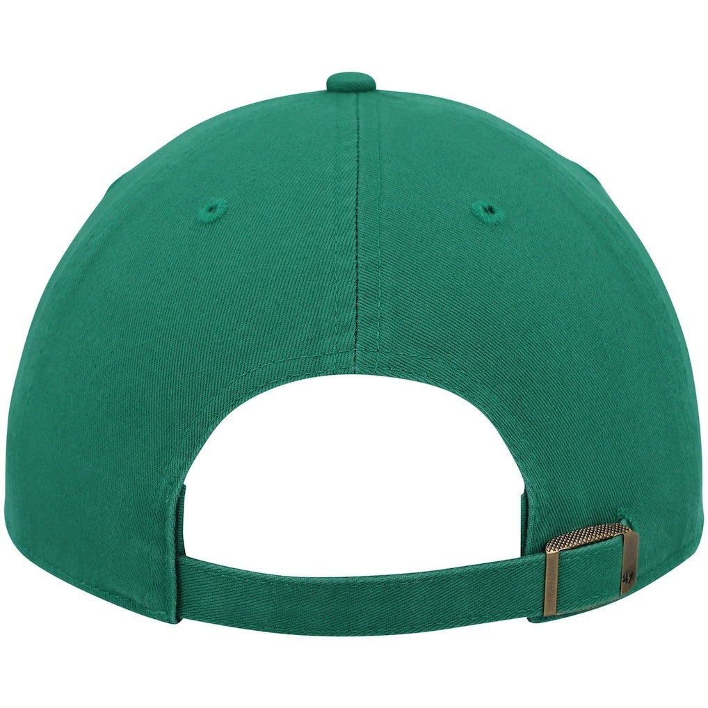 47 brand Boston Celtics '47 Clean Up Wordmark Adjustable Hat Kelly Green
