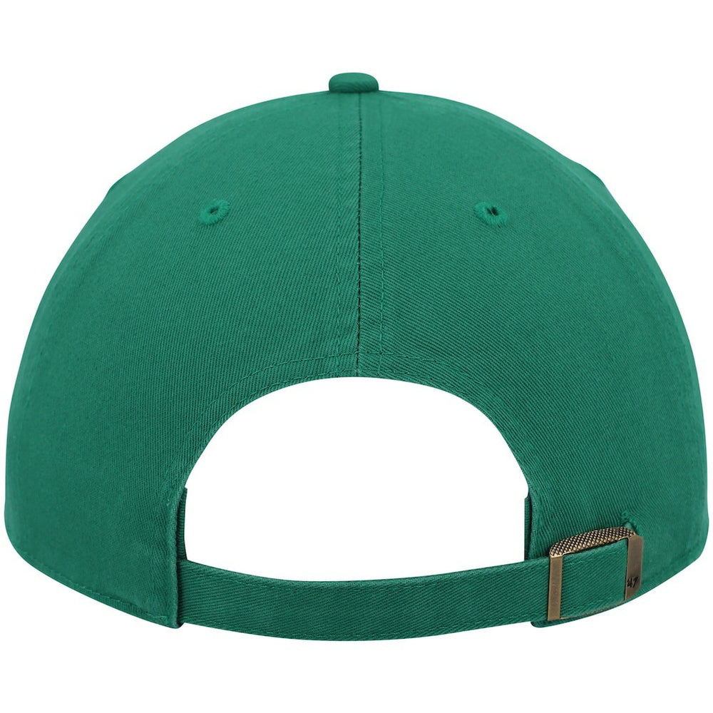 47 brand Boston Celtics '47 Clean Up Wordmark Adjustable Hat Kelly Green