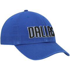 47 brand Dallas Mavericks '47 Clean Up Wordmark Adjustable Hat Royal