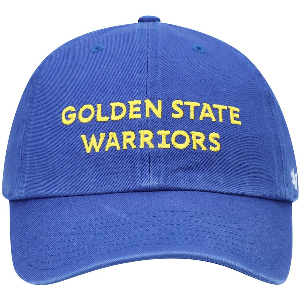 47 brand Golden State Warriors '47 Clean Up Wordmark Adjustable Hat Royal