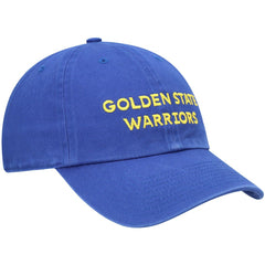 47 brand Golden State Warriors '47 Clean Up Wordmark Adjustable Hat Royal