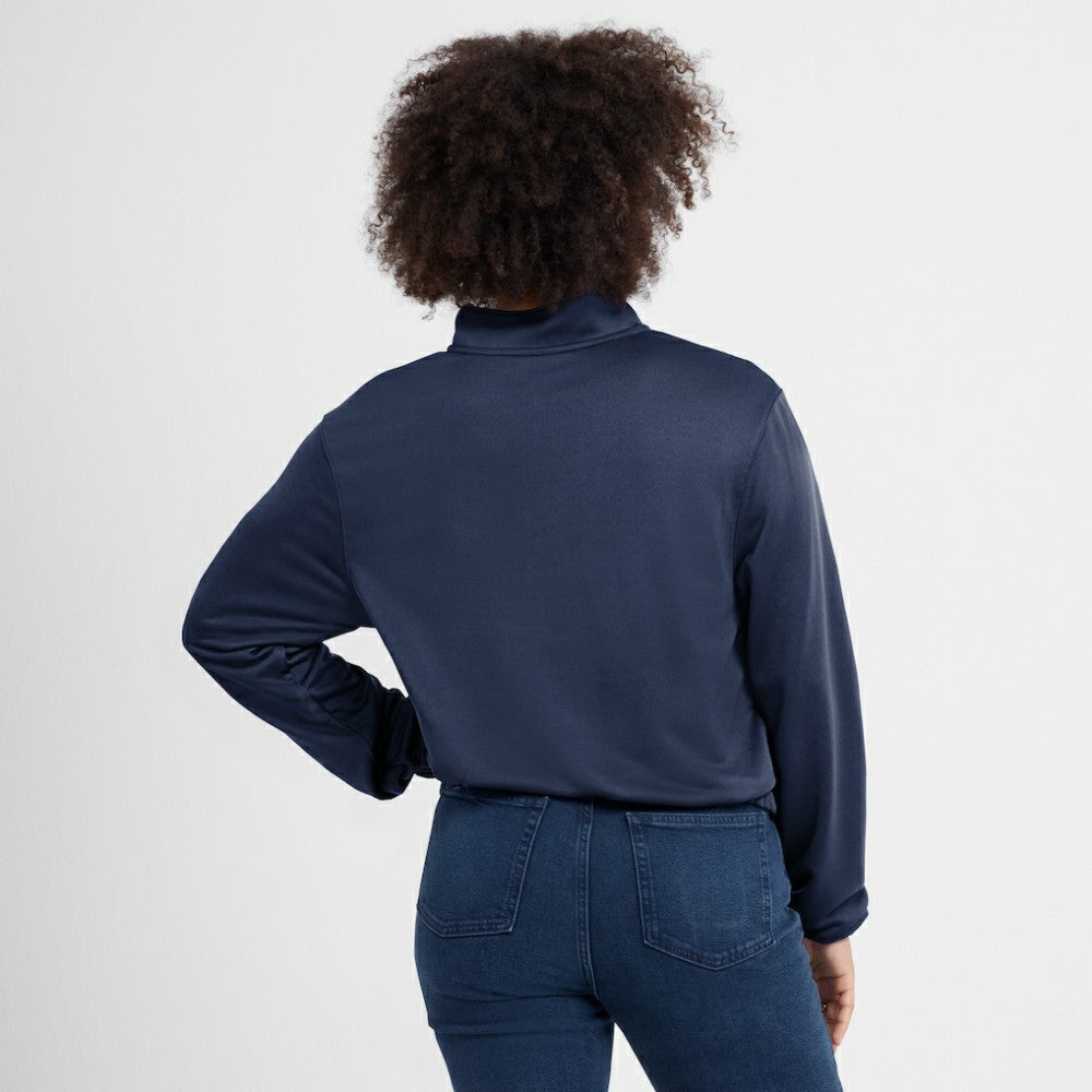 San Diego Padres Nike Women's Rewind Splice Half-Zip Semi-Cropped Bubble Hem Sweatshirt Outlet