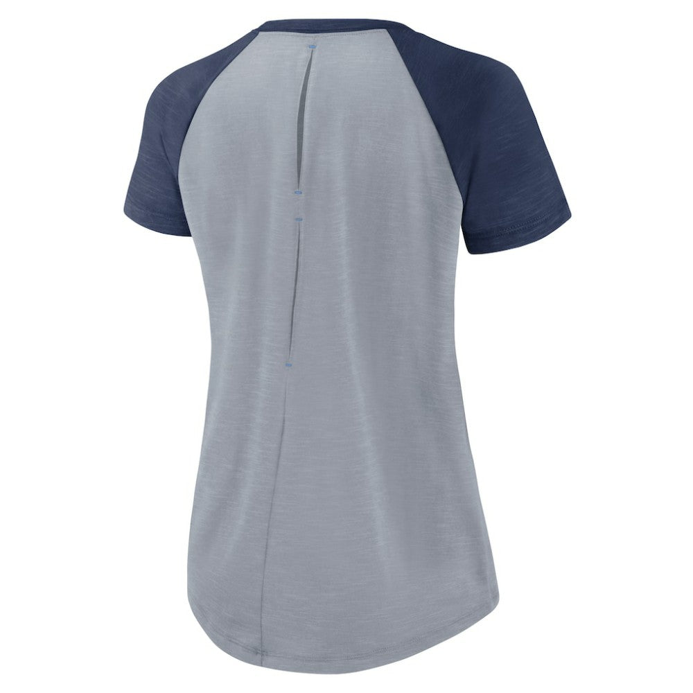 Tampa Bay Rays Nike Women's Summer Breeze Raglan Fashion T-Shirt Outlet