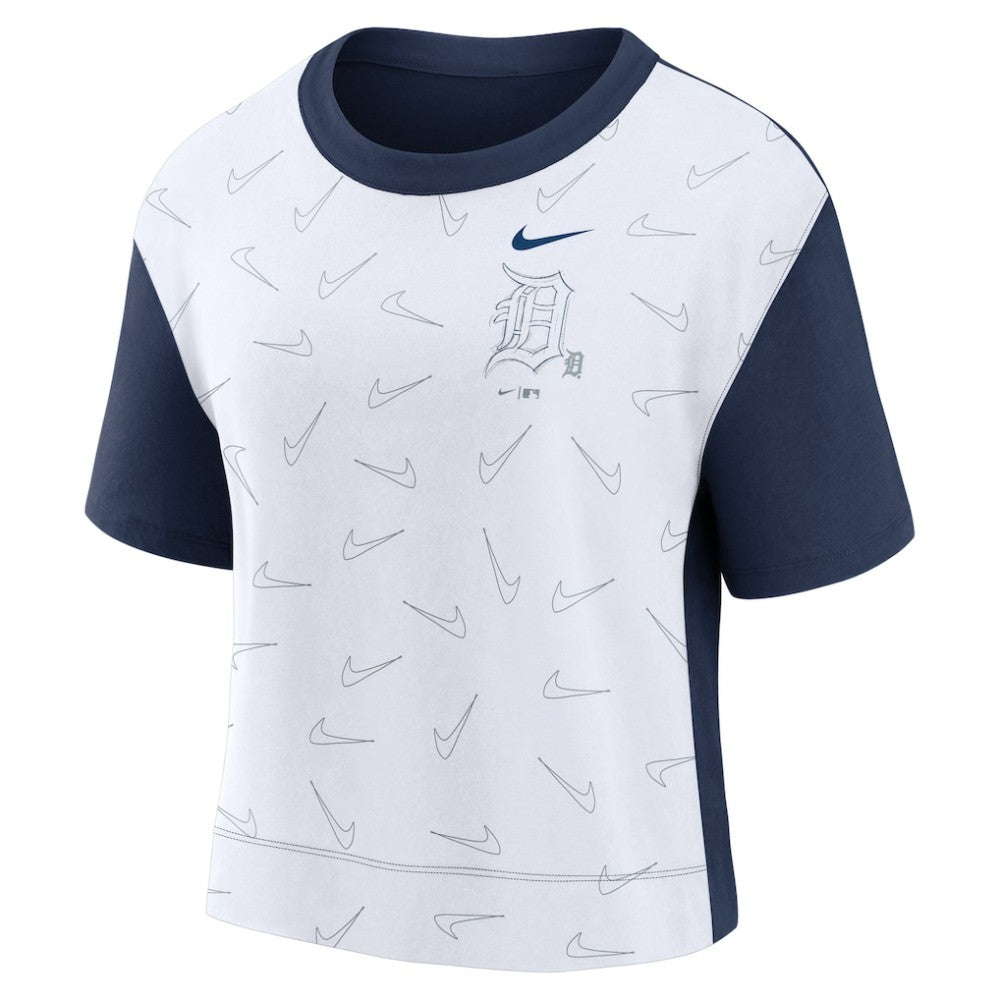 Detroit Tigers Nike Women's Line Up High Hip Fashion T-Shirt Outlet