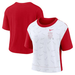 St. Louis Cardinals Nike Women's Line Up High Hip Fashion T-Shirt Online