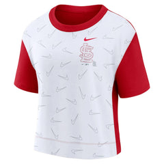 St. Louis Cardinals Nike Women's Line Up High Hip Fashion T-Shirt Online
