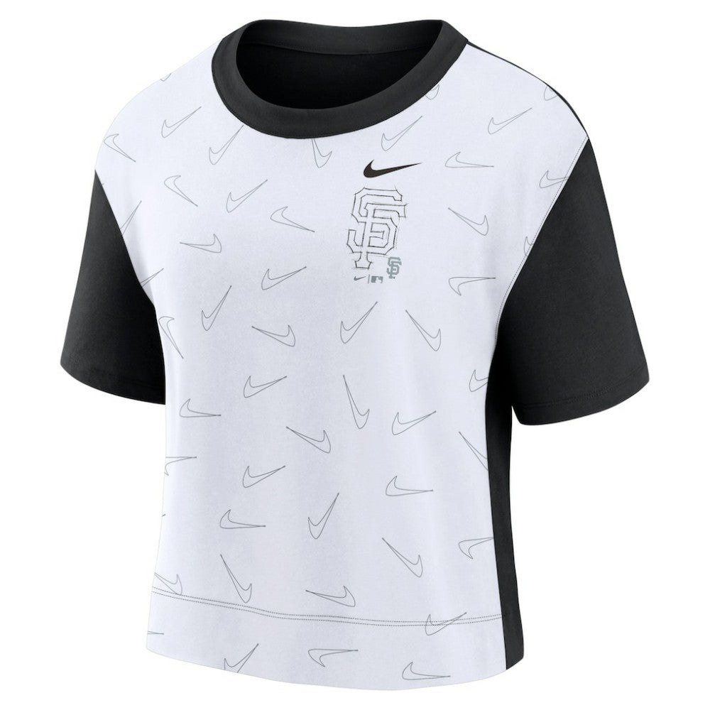 San Francisco Giants Nike Women's Line Up High Hip Fashion T-Shirt Online