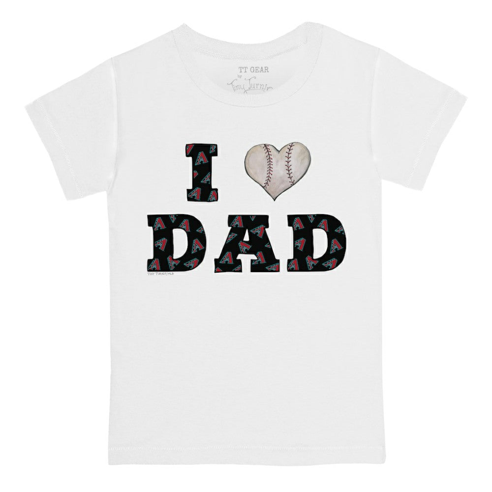 Arizona Diamondbacks Tiny Turnip Youth I Love Dad T-Shirt Near Me