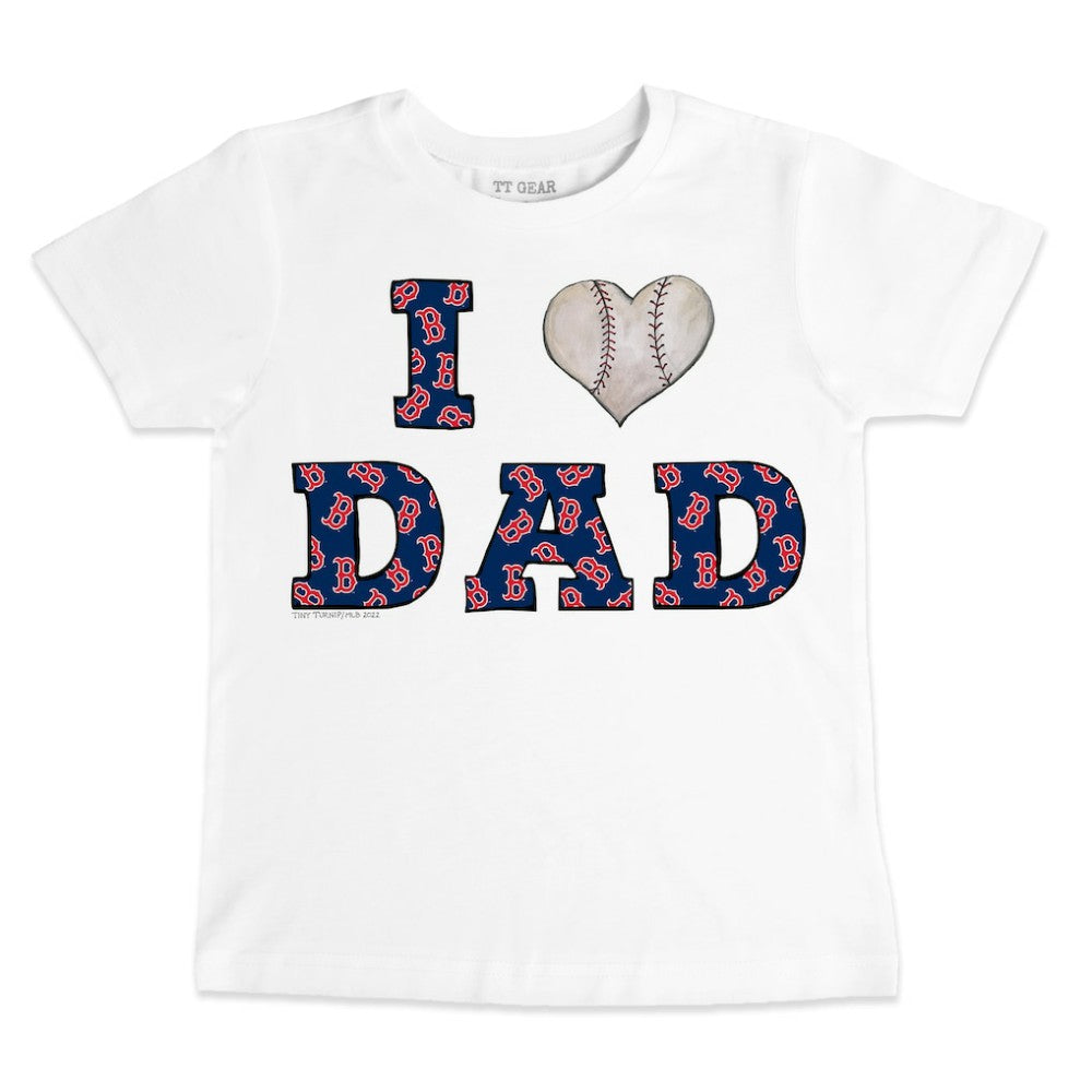Boston Red Sox Tiny Turnip Youth I Love Dad T-Shirt Sale
