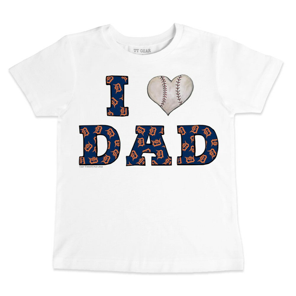 Detroit Tigers Tiny Turnip Youth I Love Dad T-Shirt Sale