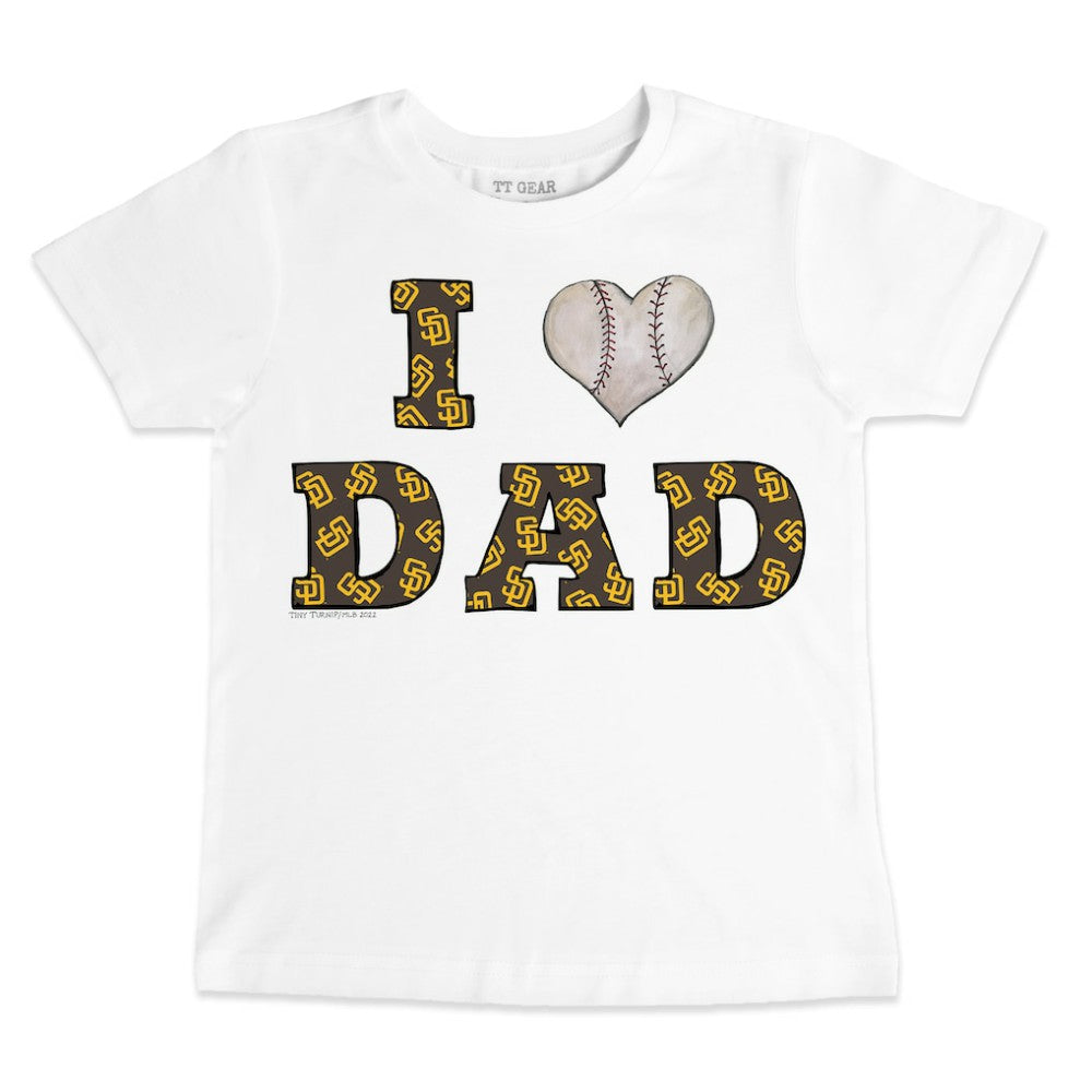 San Diego Padres Tiny Turnip Youth I Love Dad T-Shirt Near Me