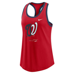 Washington Nationals Nike Women's Tech Tri-Blend Tank Top for sale