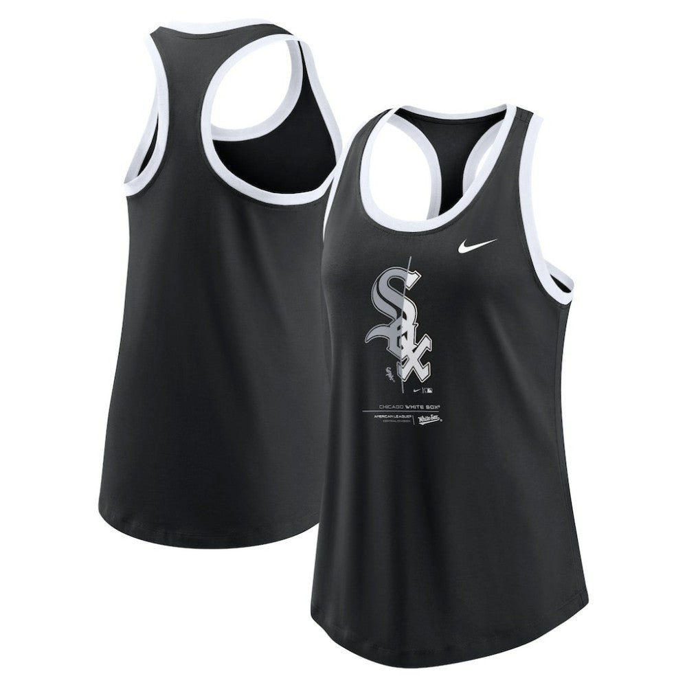 Chicago White Sox Nike Women's Tech Tri-Blend Tank Top for sale