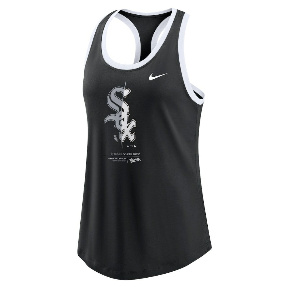 Chicago White Sox Nike Women's Tech Tri-Blend Tank Top for sale