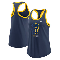 Milwaukee Brewers Nike Women's Tech Tri-Blend Tank Top for sale