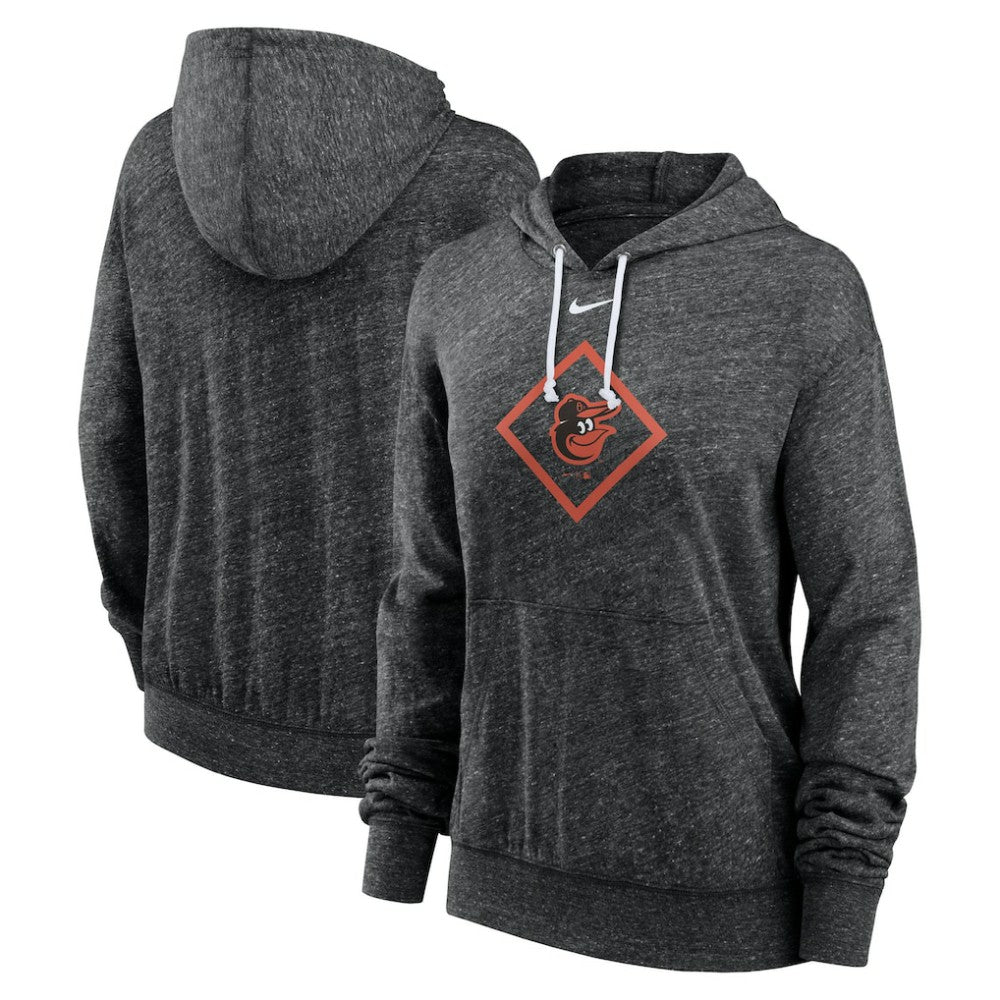 Baltimore Orioles Nike Women's Diamond Icon Gym Vintage Lightweight Hooded Top Sale