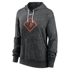 Baltimore Orioles Nike Women's Diamond Icon Gym Vintage Lightweight Hooded Top Sale