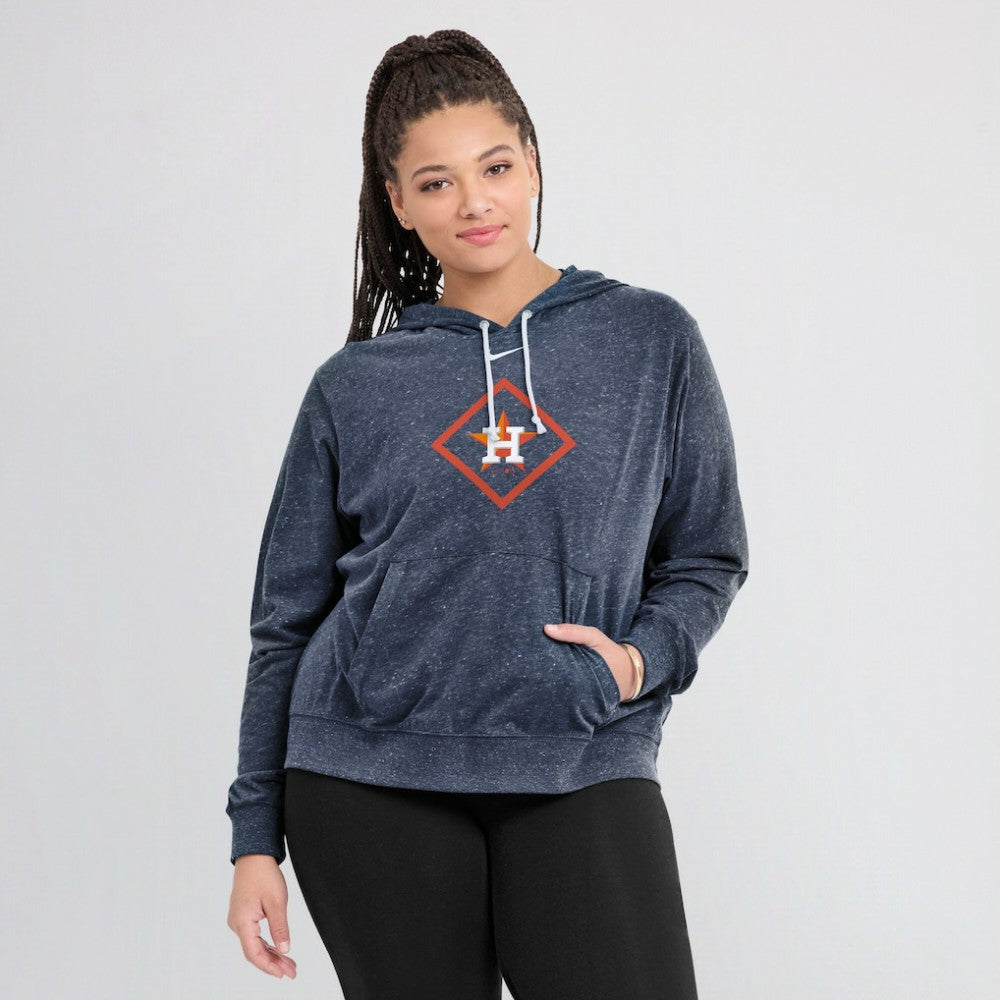 Houston Astros Nike Women's Diamond Icon Gym Vintage Lightweight Hooded Top Discount