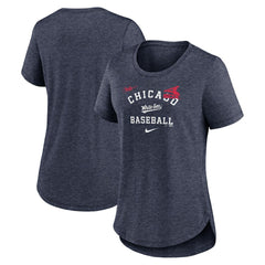 Chicago White Sox Nike Women's Rewind Arch Mix Tri-Blend T-Shirt Near Me
