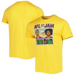 Randy Moss & Daunte Culpepper Minnesota Vikings Homage Unisex NFL Jam Retired Tri-Blend T-Shirt - Heather Gold - NFL