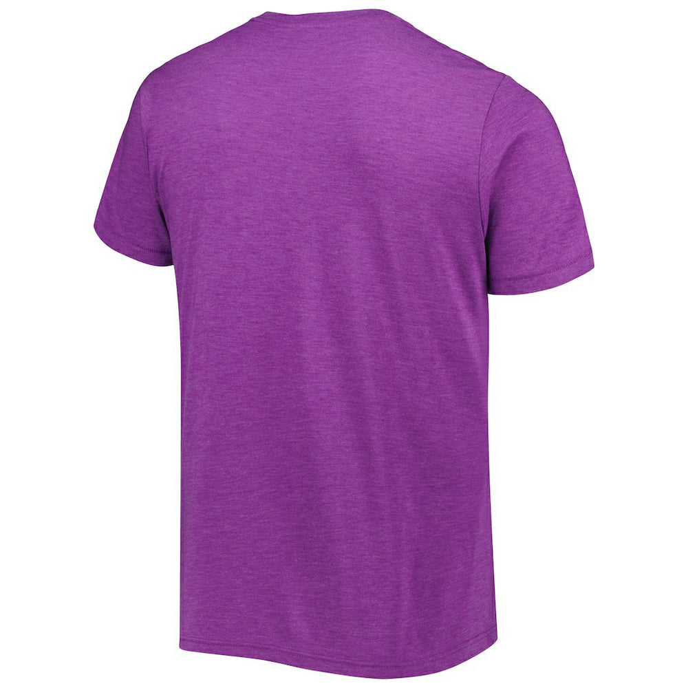 Justin Jefferson Minnesota Vikings Homage Unisex NFL Blitz Player Tri-Blend T-Shirt - Heathered Heather Purple - NFL
