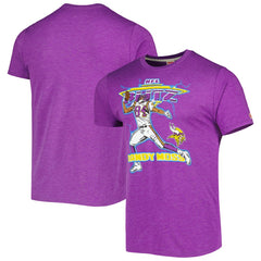 Randy Moss Minnesota Vikings Homage Unisex NFL Blitz Retired Player Tri-Blend T-Shirt - Heathered Purple - NFL