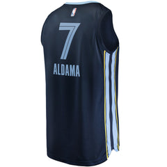 Fanatics Santi Aldama Memphis Grizzlies Fast Break Replica Jersey Icon Edition Navy