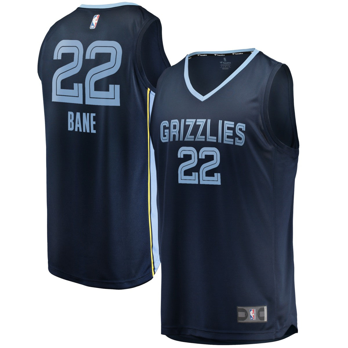 Fanatics Desmond Bane Memphis Grizzlies Fast Break Replica Jersey Icon Edition Navy
