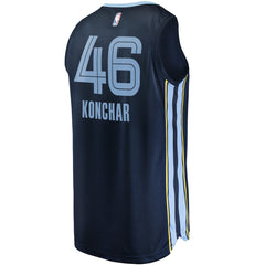 Fanatics John Konchar Memphis Grizzlies Fast Break Replica Jersey Icon Edition Navy
