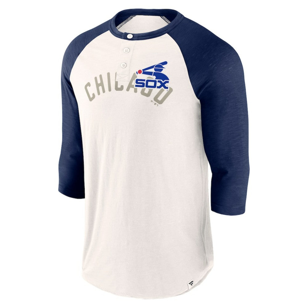Chicago White Sox Fanatics Backdoor Slider Raglan 3/4-Sleeve T-Shirt for sale