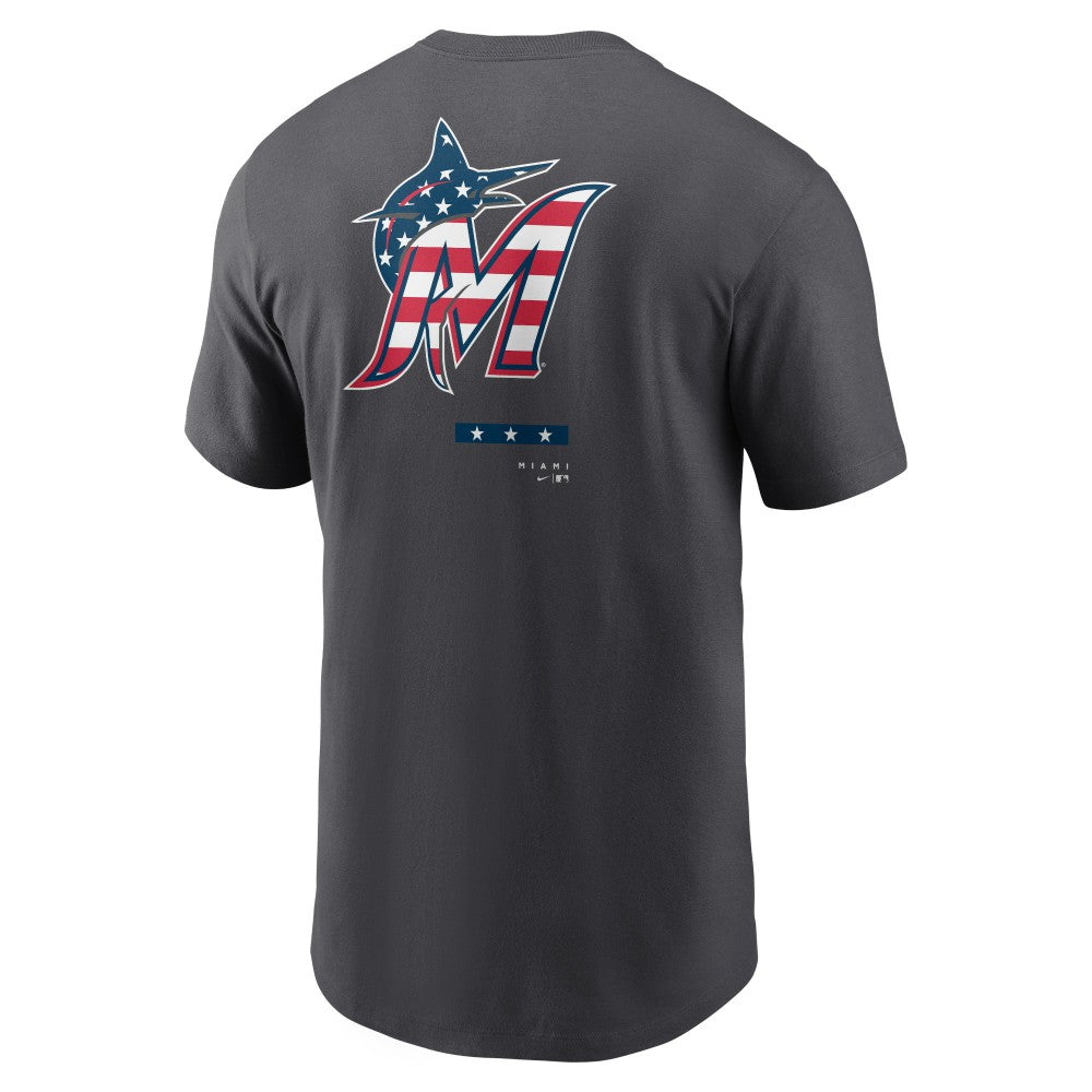 Miami Marlins Nike Americana T-Shirt Outlet