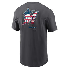 Miami Marlins Nike Americana T-Shirt Outlet