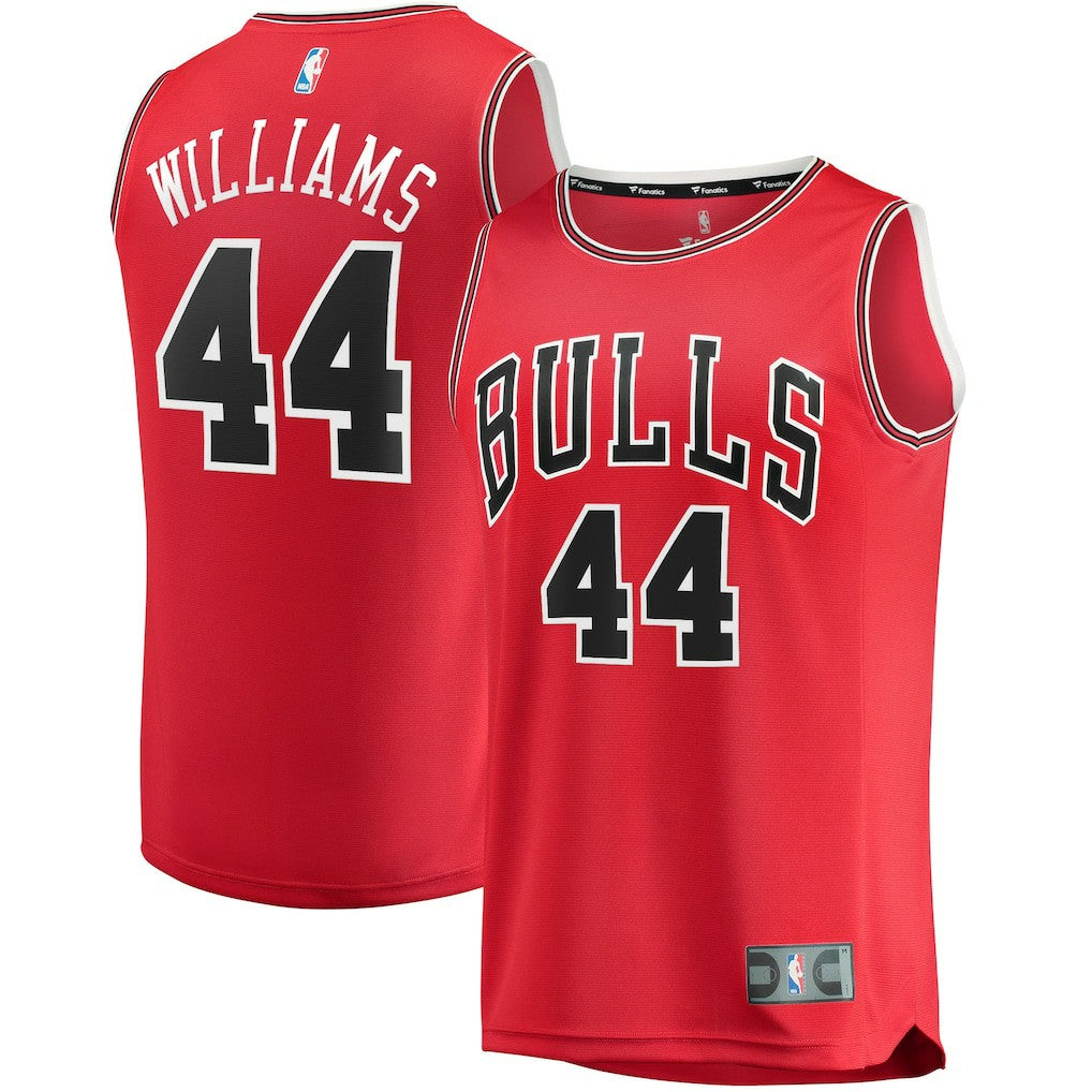 Fanatics Patrick Williams Chicago Bulls Fast Break Replica Jersey Icon Editi- Red