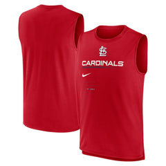 St. Louis Cardinals Nike Exceed Performance Tank Top Discount