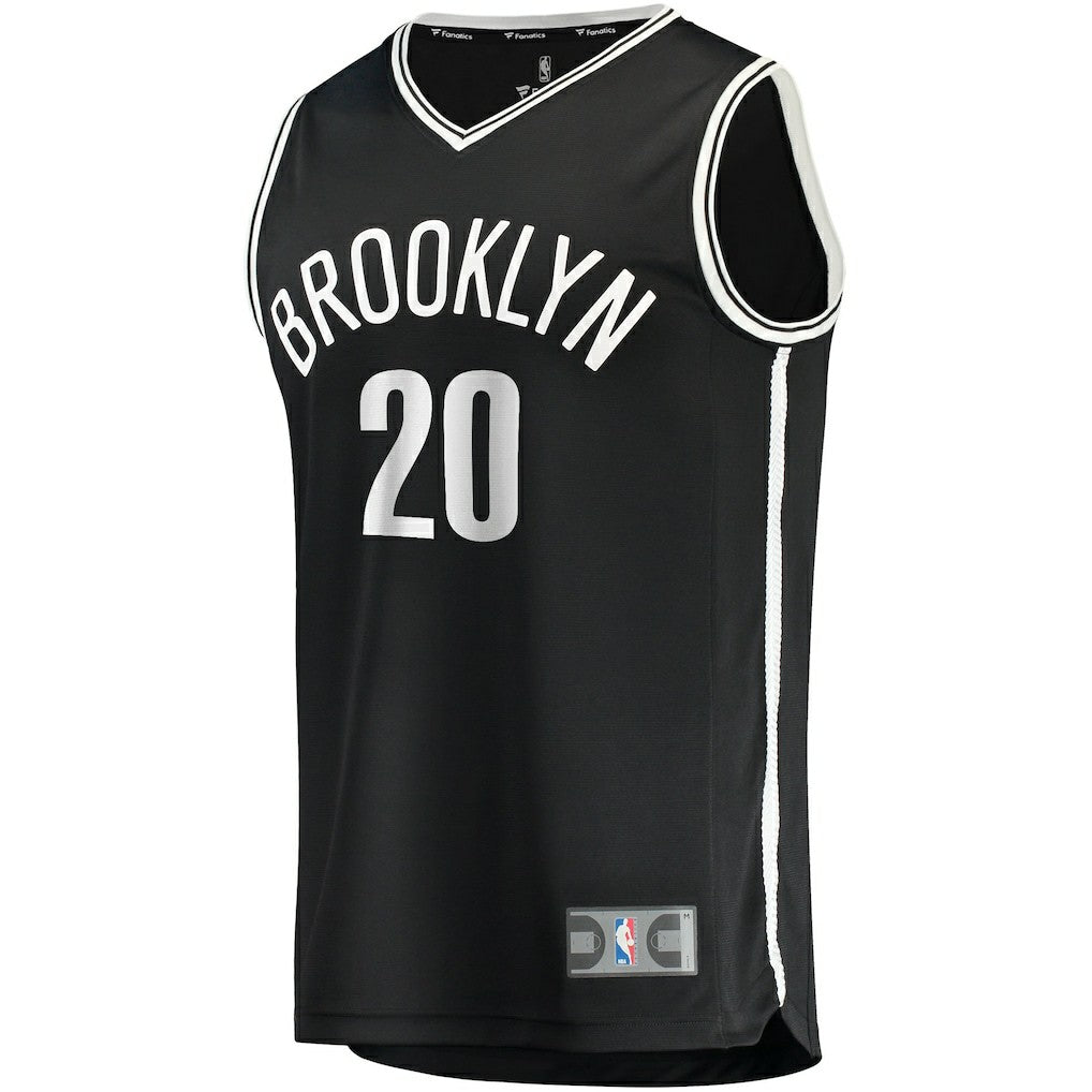Fanatics Day'Ron Sharpe Brooklyn Nets Fast Break Replica Jersey Icon Edition Black