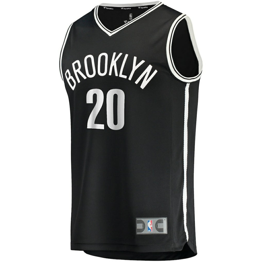 Fanatics Day'Ron Sharpe Brooklyn Nets Fast Break Replica Jersey Icon Edition Black