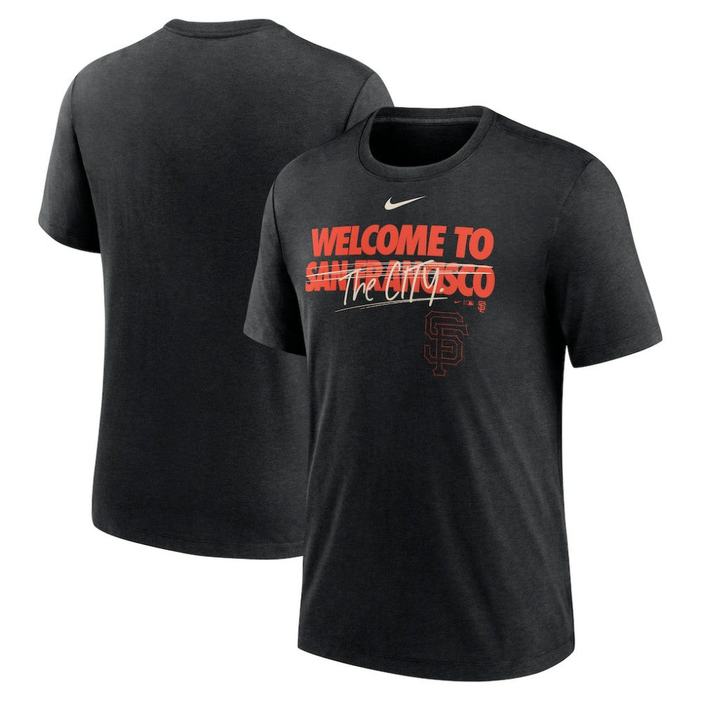 San Francisco Giants Nike Home Spin Tri-Blend T-Shirt Discount