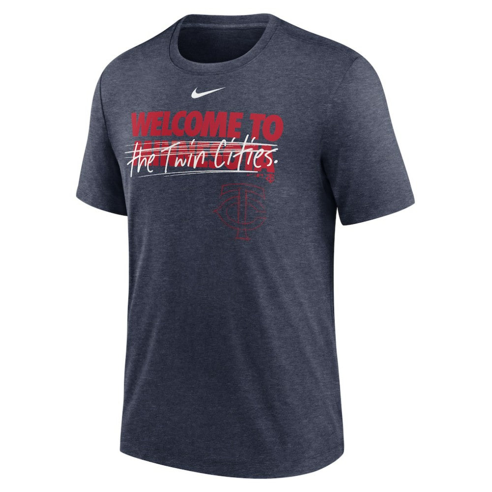 Minnesota Twins Nike Home Spin Tri-Blend T-Shirt Outlet