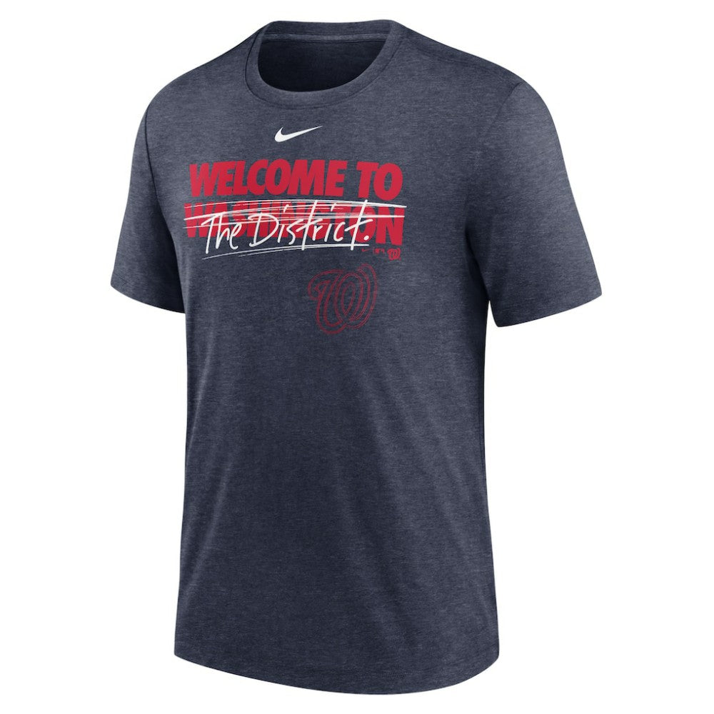 Washington Nationals Nike Home Spin Tri-Blend T-Shirt Online