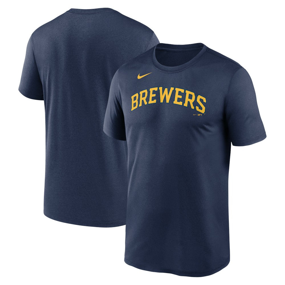 Milwaukee Brewers Nike New Legend Wordmark Dri-FIT T-Shirt Online