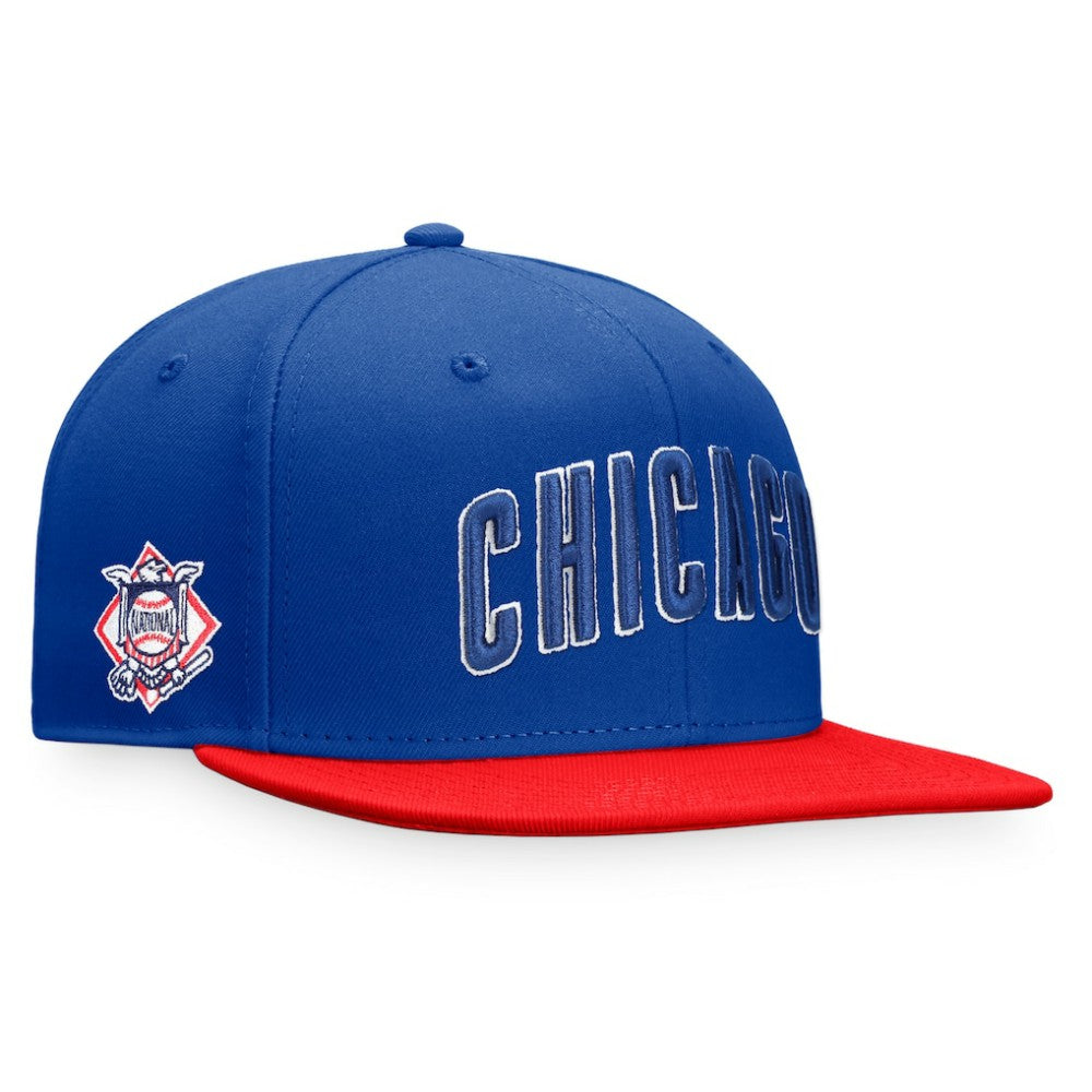 Chicago Cubs Fanatics Fundamental Two-Tone Fitted Hat for sale