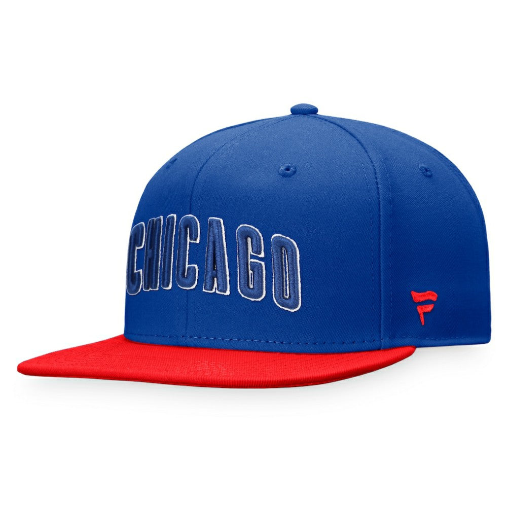 Chicago Cubs Fanatics Fundamental Two-Tone Fitted Hat for sale