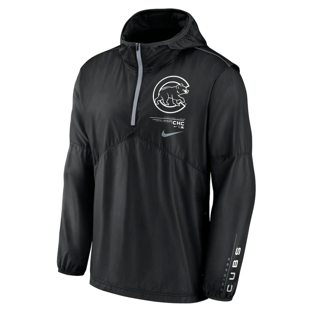 Chicago Cubs Nike Authentic Night Game Performance Half-Zip Windbreaker Sale