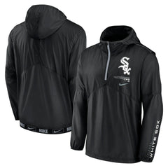 Chicago White Sox Nike Authentic Night Game Performance Half-Zip Windbreaker for sale
