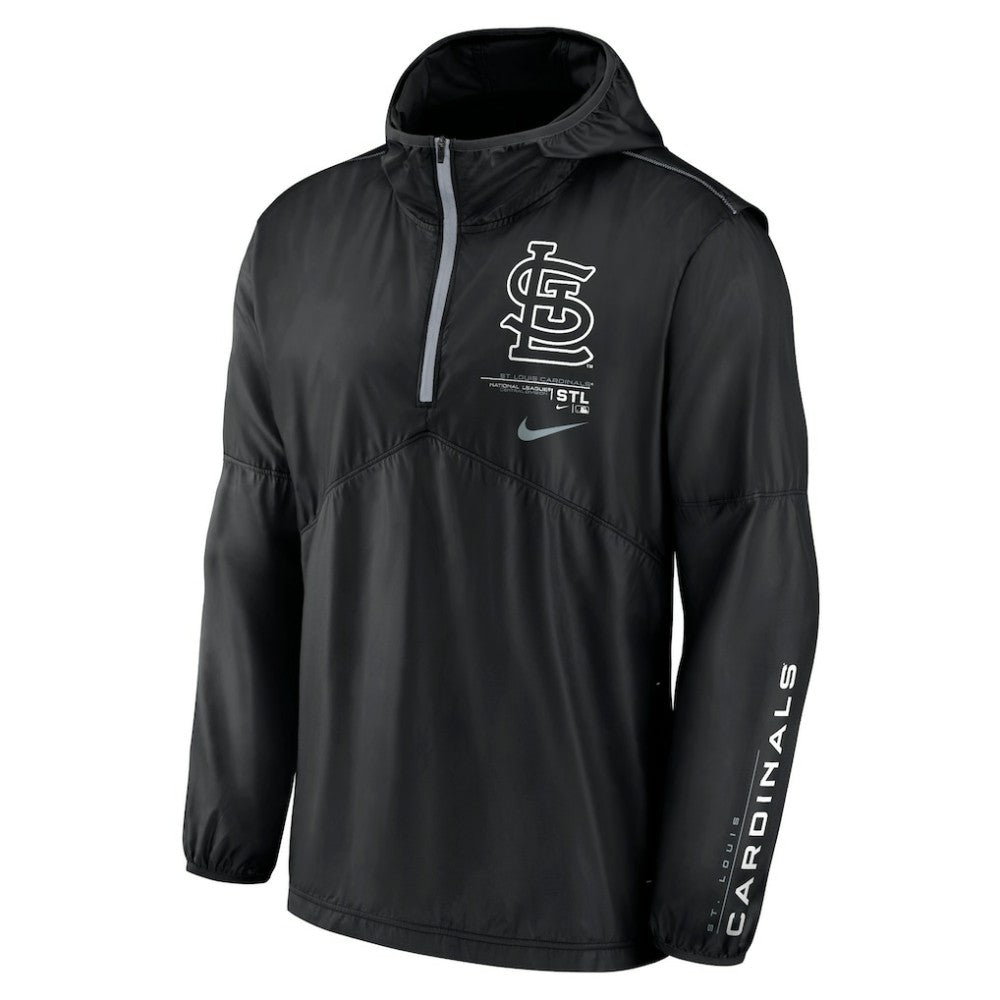 St. Louis Cardinals Nike Authentic Night Game Performance Half-Zip Windbreaker Discount