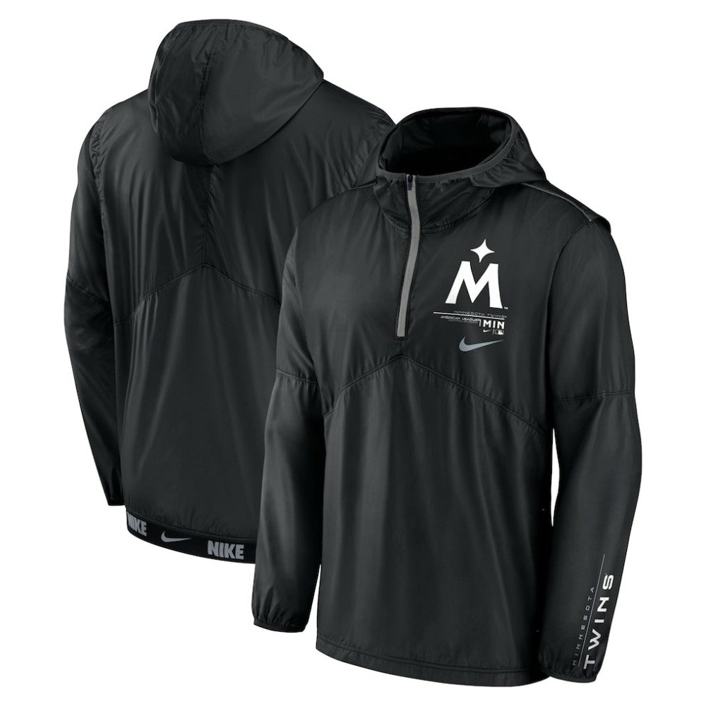 Minnesota Twins Nike Authentic Night Game Performance Half-Zip Windbreaker Discount